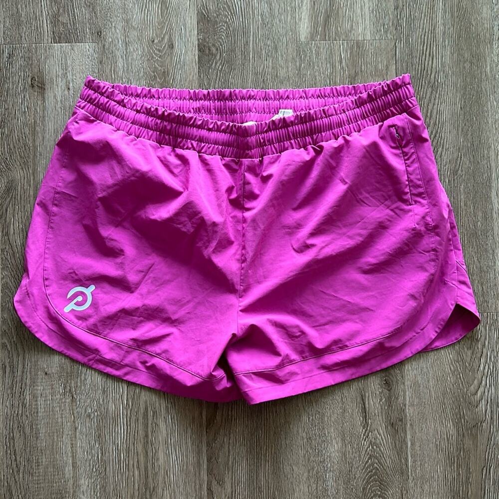 Peloton 4" Tulip Run Shorts Pink Size XXL Relaxed Athletic Gym Workout